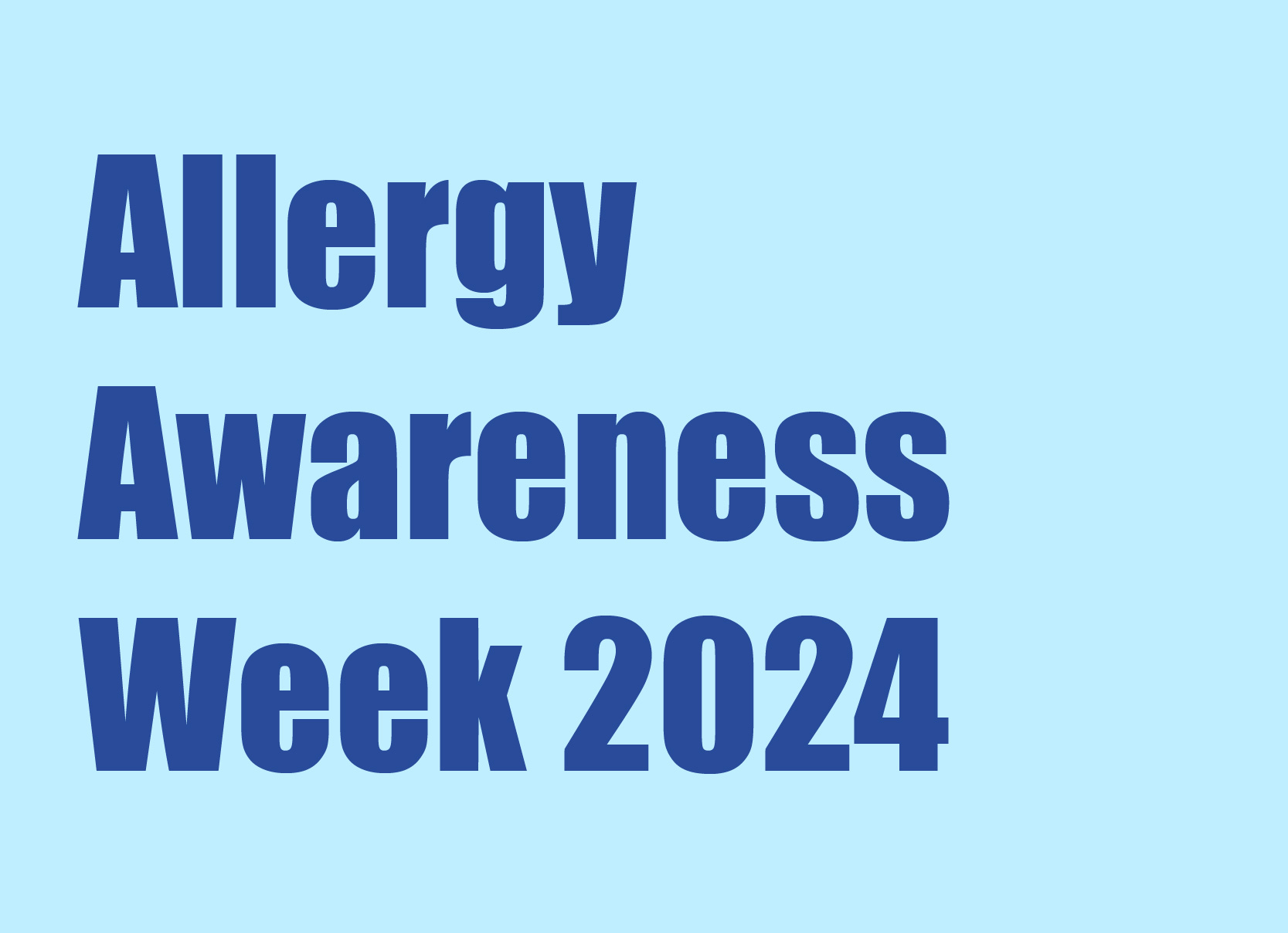 Allergy Awareness Week 2024